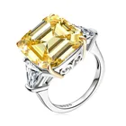  Preview image for STERLING SILVER GOLD PLATED EMERALD CUT 