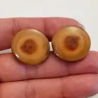  Preview image for VINTAGE GOLD TONE ALMOST ROUND SHAPE 