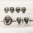  Preview image for OXIDIZED STERLING SILVER DEVIL FACE 