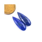  Preview image for 30 X 10 MM PAIR OF PEAR SHAPE ROSE CUT 