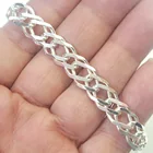  Preview image for STERLING SILVER DIAMOND CUT FANCY LINKS 