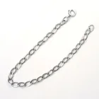  Preview image for STERLING SILVER OVAL LINKS BRACELET WITH 