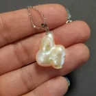  Preview image for STERLING SILVER BAROQUE CREAM CULTURED 