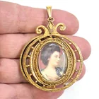  Preview image for VINTAGE GOLD TONE TEXTURED FINISH WOMANS 
