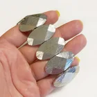  Preview image for SILVER TONE TEXTURED FINISH OVAL LINKS 