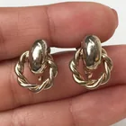  Preview image for GOLD TONE TWIST DETAIL SCREW EAR CLIPS 