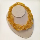  Preview image for LOT OF 2 CITRINE CHIP STRAND NECKLACE, 