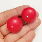  Preview image for VINTAGE ACRYLIC ROUND SHAPE RED EAR 