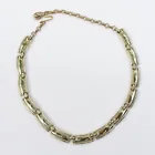  Preview image for GOLD TONE FANCY LINK CHAIN NECKLACE 