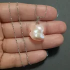  Preview image for STERLING SILVER BAROQUE CREAM CULTURED 