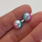  Preview image for 10 MM MULTICOLOR FAUX PEARL PUSH BACK 