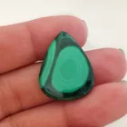  Preview image for PEAR SHAPE FLAT CABOCHON MALACHITE, 