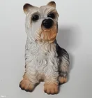  Preview image for RESIN SITTING TERRIER DOG FIGURINE 