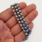  Preview image for SILVER TONE GOLD PLATED IRIDESCENT 