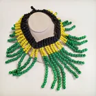  Preview image for BLACK, GREEN, YELLOW ROUND SHAPE WOOD 