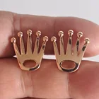  Preview image for ROSE GOLD TONE FIVE PRONG CROWN SHAPE 