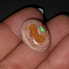  Preview image for OVAL SHAPE MATRIX FIRE OPAL CABOCHON, 