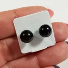  Preview image for 8 MM ROUND SHAPE OBSIDIAN BEADS SILVER 