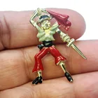  Preview image for GOLD TONE RHINESTONE AND ENAMEL MATADOR 