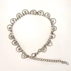  Preview image for SILVER TONE CLEAR RHINESTONES ANKLET, 8 