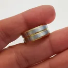 Preview image for TWO TONE SATIN FINISH TUNGSTEN BAND 
