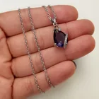  Preview image for SILVER TONE CLEAR, PURPLE CRYSTALS 