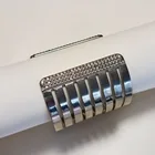  Preview image for VINTAGE SILVER TONE CLEAR RHINESTONES 
