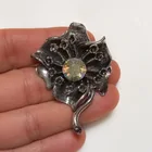  Preview image for VINTAGE SILVER TONE PEWTER IRIDESCENT 