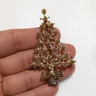  Preview image for VINTAGE GOLD TONE CHRISTMAS TREE WITH 
