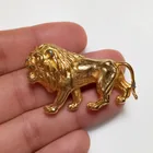  Preview image for VINTAGE GOLD TONE LION WITH RED 