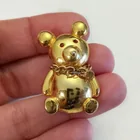  Preview image for GOLD TONE TEDDY BEAR WITH CHAIN NECKLACE 