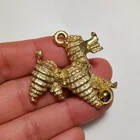  Preview image for VINTAGE GOLD TONE TEXTURED FINISH POODLE 