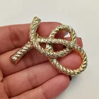  Preview image for VINTAGE GOLD TONE TEXTURED FINISH ROPE 