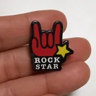  Preview image for VINTAGE BLACK TONE RED DEVIL HORNS ROCK 
