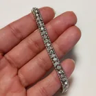  Preview image for SILVER TONE CLEAR RHINESTONES BRACELET, 