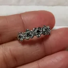  Preview image for SILVER TONE BLUE SAPPHIRE COLOR CZ AND 