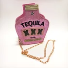  Preview image for PINK GLITTER TEQUILA JUG BOTTLE SHAPE 