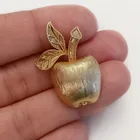  Preview image for AVON VINTAGE GOLD TONE TEXTURED APPLE 