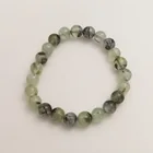  Preview image for 8 MM ROUND SHAPE GREEN PREHNITE BEADS 