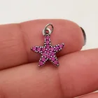  Preview image for SILVER TONE PINK CZ STARFISH SMALL 