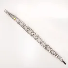  Preview image for VINTAGE SILVER TONE CLEAR RHINESTONES 