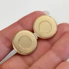  Preview image for GOLD TONE SHINY, SATIN FINISH ROUND 