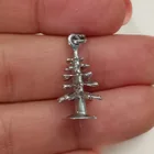  Preview image for SILVER TONE PINE CHRISTMAS TREE CHARM 