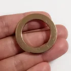  Preview image for MONET: GOLD TONE ROUND CIRCLE SHAPE 