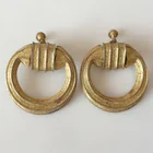  Preview image for VINTAGE GOLD TONE NON-PIERCE EARRINGS 