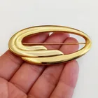  Preview image for VINTAGE GOLD TONE SHINY FINISH O SHAPE 