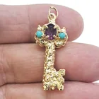  Preview image for 14k yellow gold oval faceted amethyst 