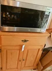 Preview image for Lot# 117 - Microwave with Wooden Stand 
