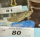  Preview image for Lot# 80 - MINIATURE BRASS PEACOCK 