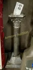  Preview image for Lot# 85 - SILVERPLATE GREEK COLUMN CANDL 